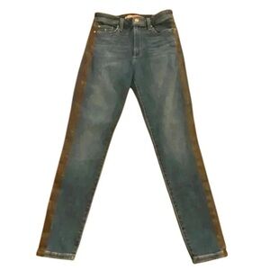 Joe’s Womens Flawless Charlie High rise skinny ankle jeans hip accents detail 29